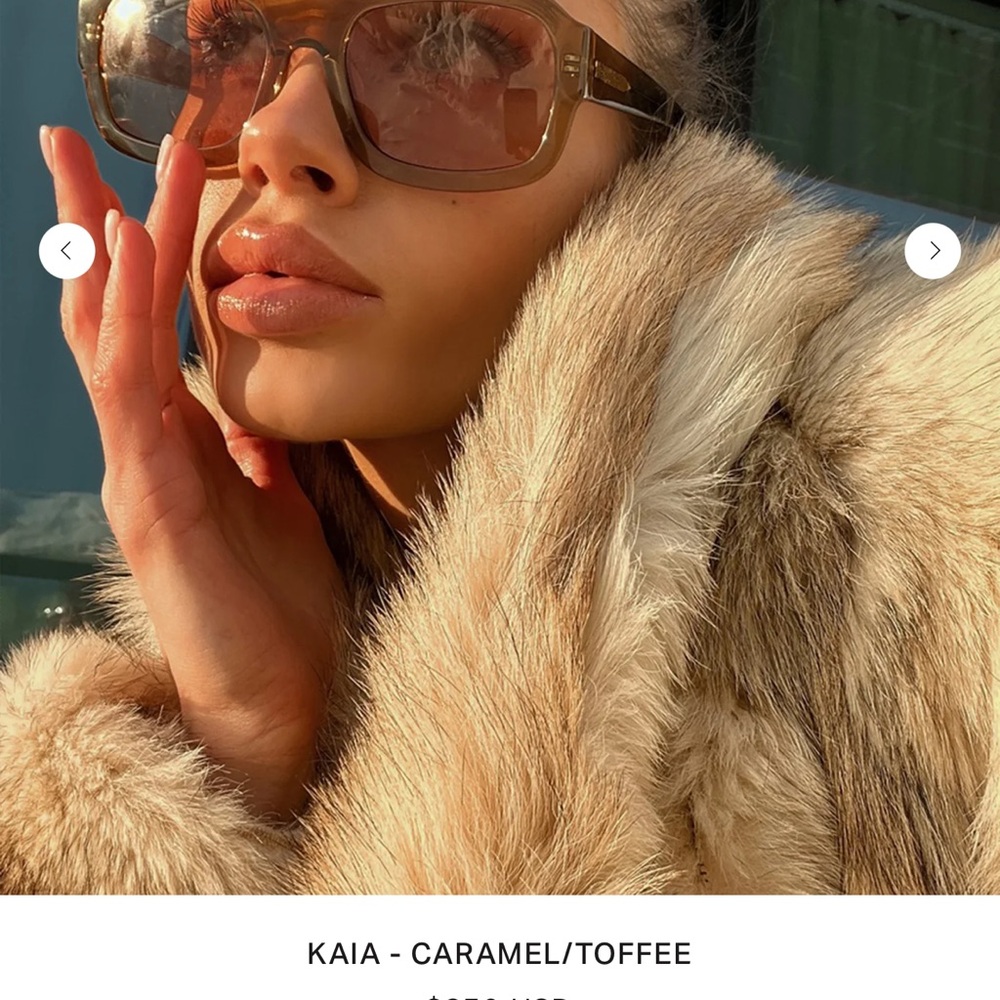 VEHLA Kaia Caramel Toffee Sunglasses